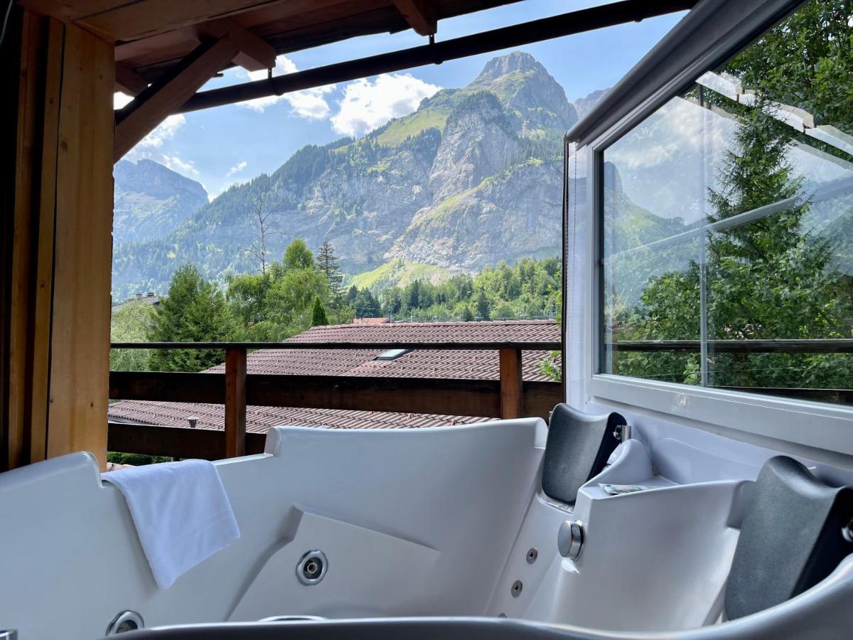 Chalet Hotel Adler Ag Kandersteg Zewnętrze zdjęcie